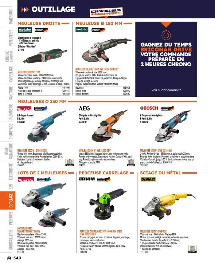 Guide produits 2024 du 15 mars au 31 décembre 2024 - Catalogue page 540