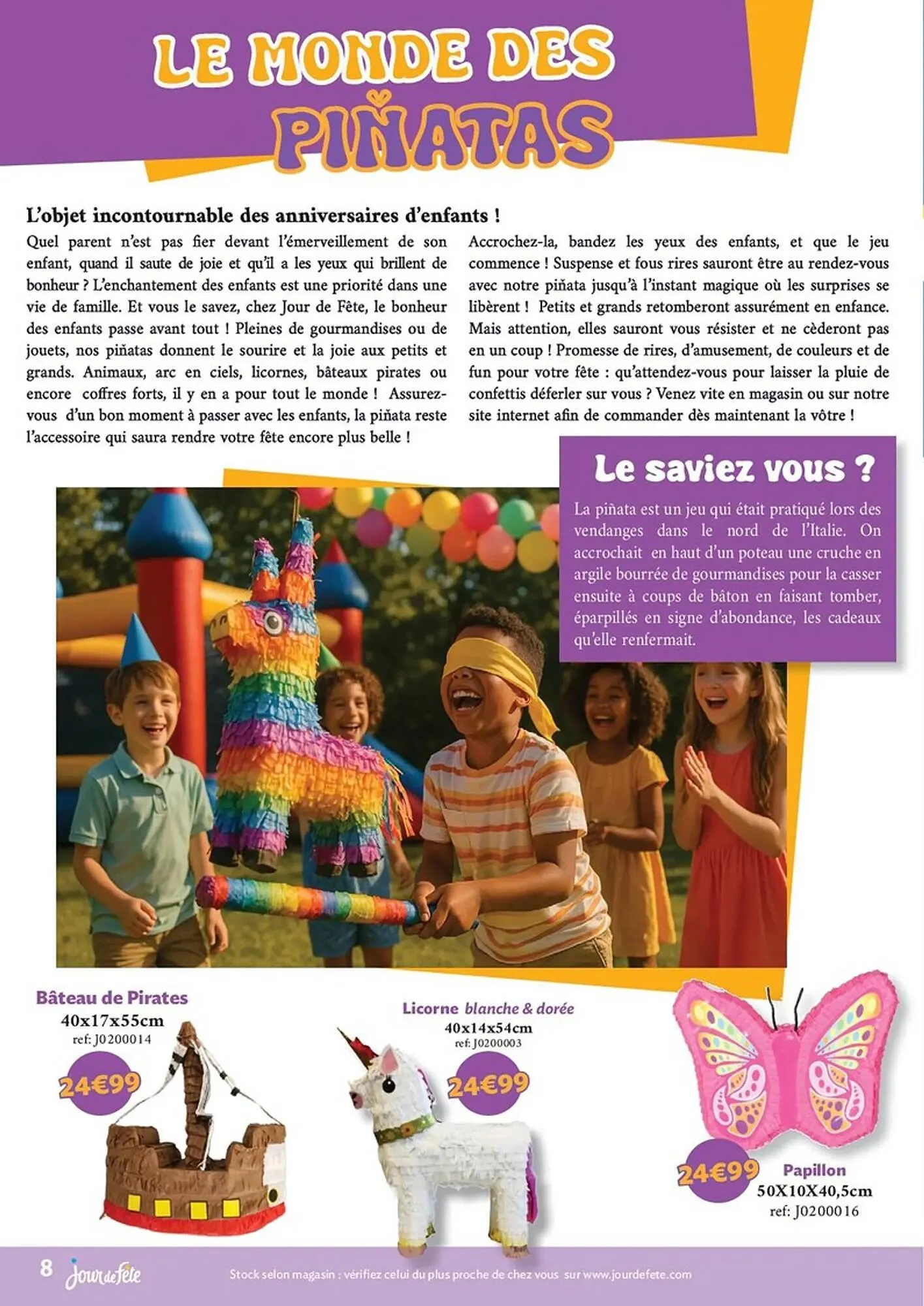 Catalogue Jour de Fête du 28 mai au 31 décembre 2025 - Catalogue page 8