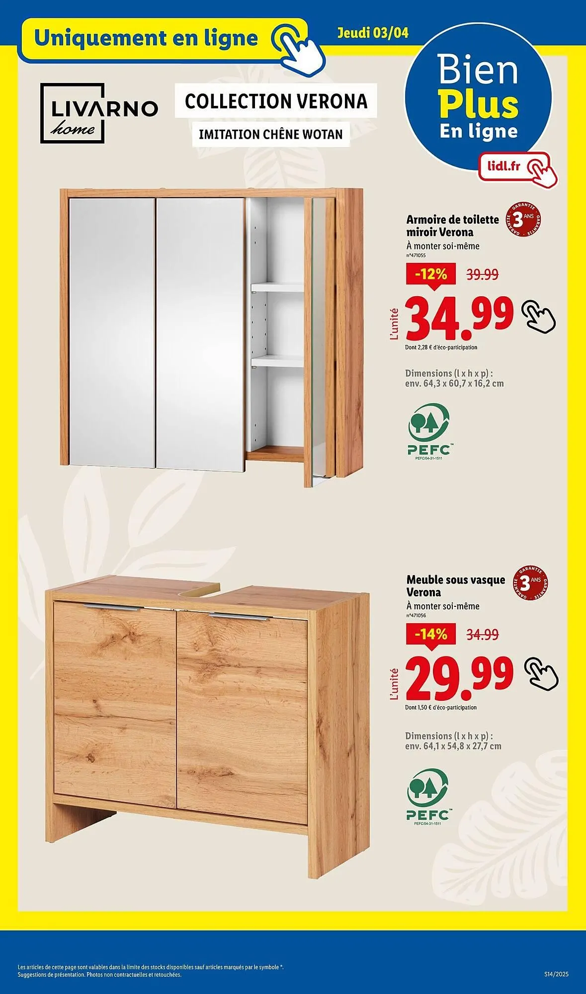 Catalogue Lidl du 31 mars au 3 avril 2025 - Catalogue page 35