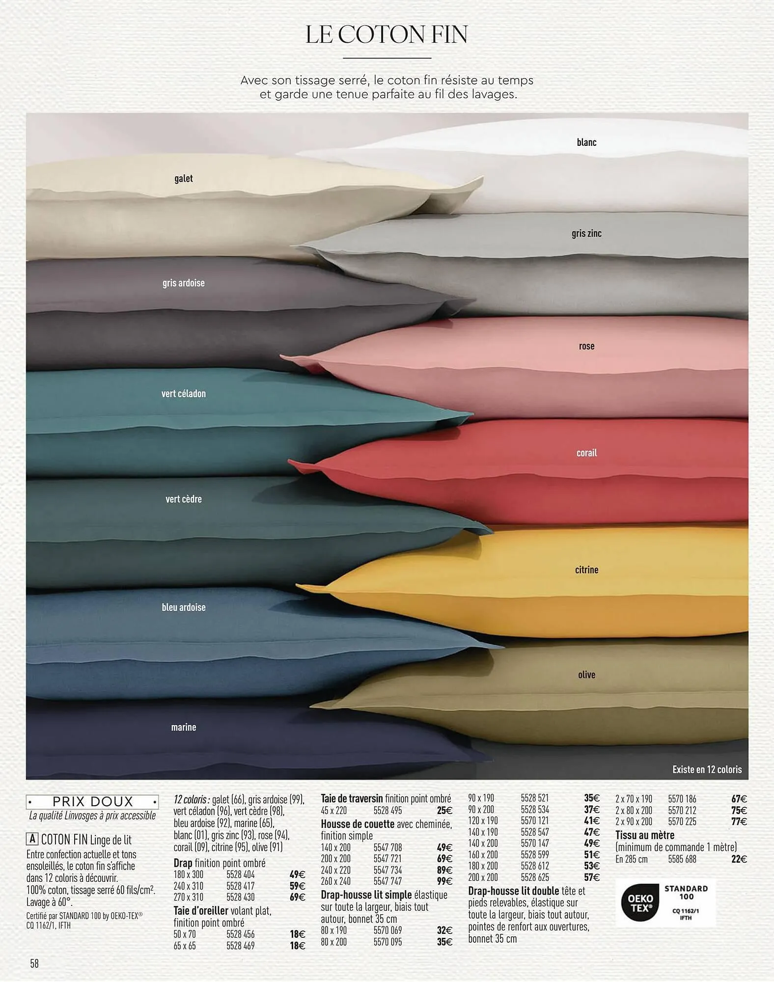 Catalogue Linvosges du 26 juillet au 29 juillet 2023 - Catalogue page 60