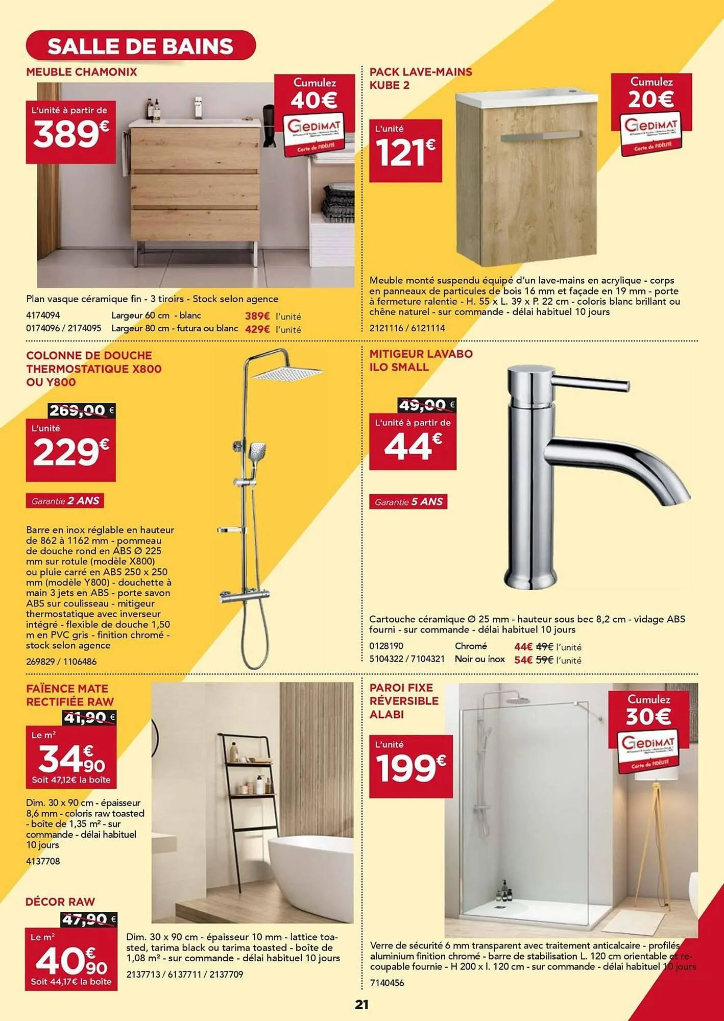 Catalogue Gedimat du 1 juillet au 20 août 2025 - Catalogue page 21