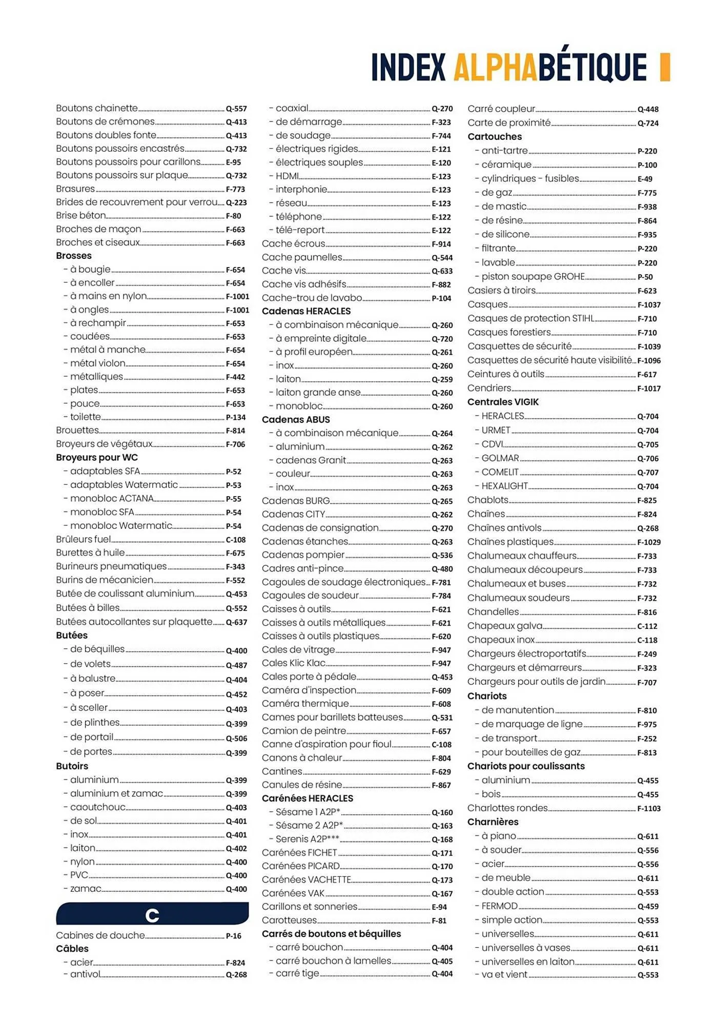Catalogue Au Forum du Bâtiment du 4 mai au 30 septembre 2023 - Catalogue page 34