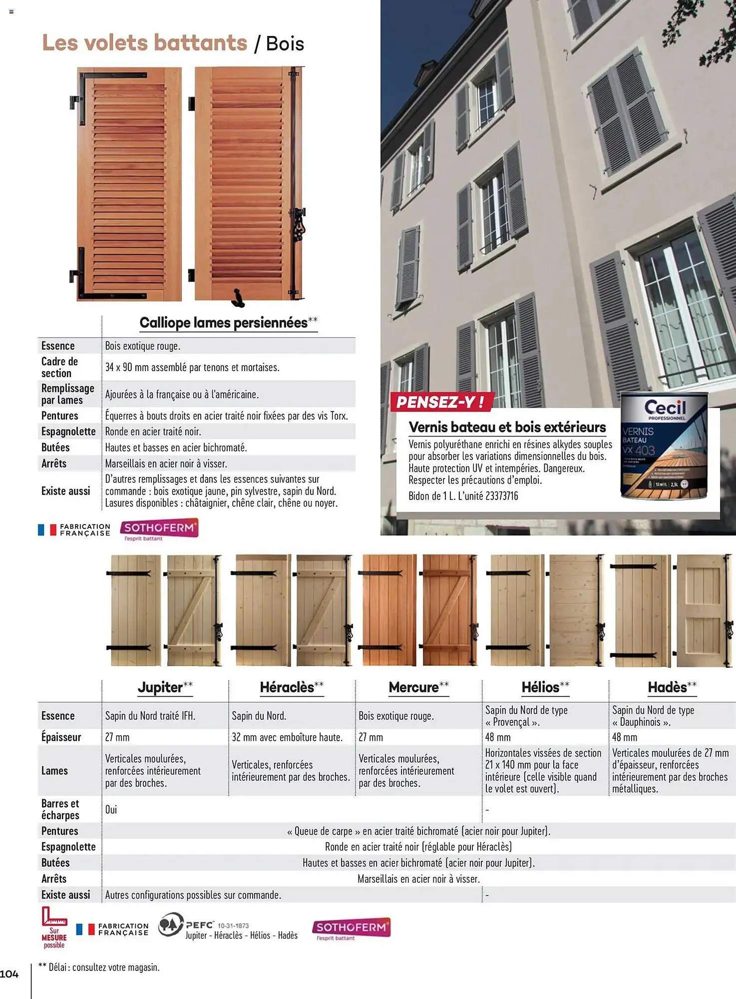 Catalogue Gedimat du 14 avril au 30 avril 2026 - Catalogue page 104