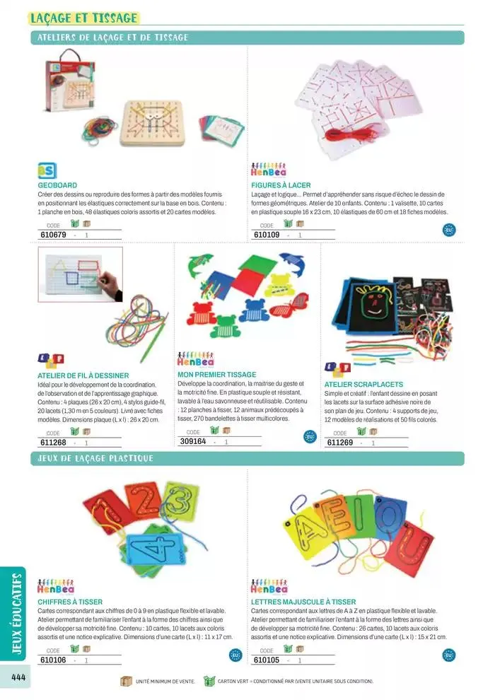 Nos Catalogues Thématiques du 1 janvier au 31 décembre 2025 - Catalogue page 446