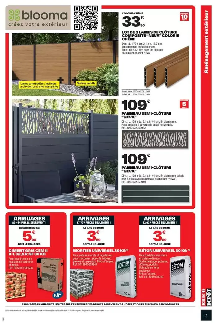 Spécial chantier extérieur ! du 4 avril au 24 avril 2025 - Catalogue page 7