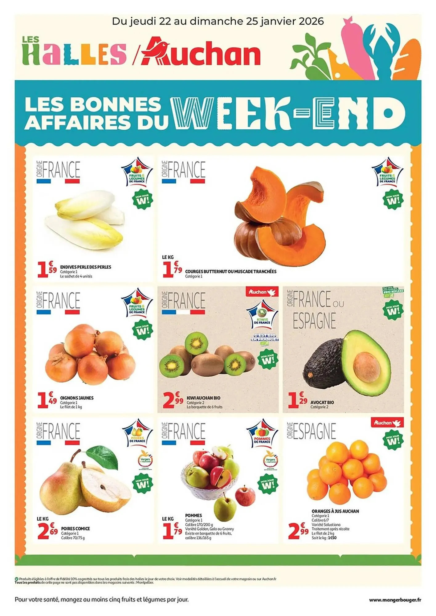 Catalogue Auchan du 22 janvier au 25 janvier 2026 - Catalogue page 1