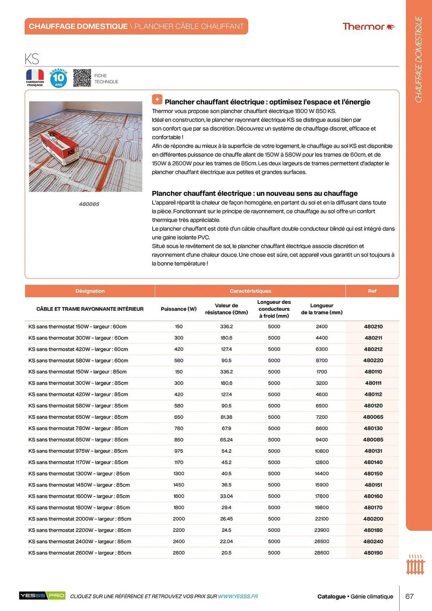 Catalogue Yesss electrique du 14 octobre au 31 décembre 2026 - Catalogue page 69