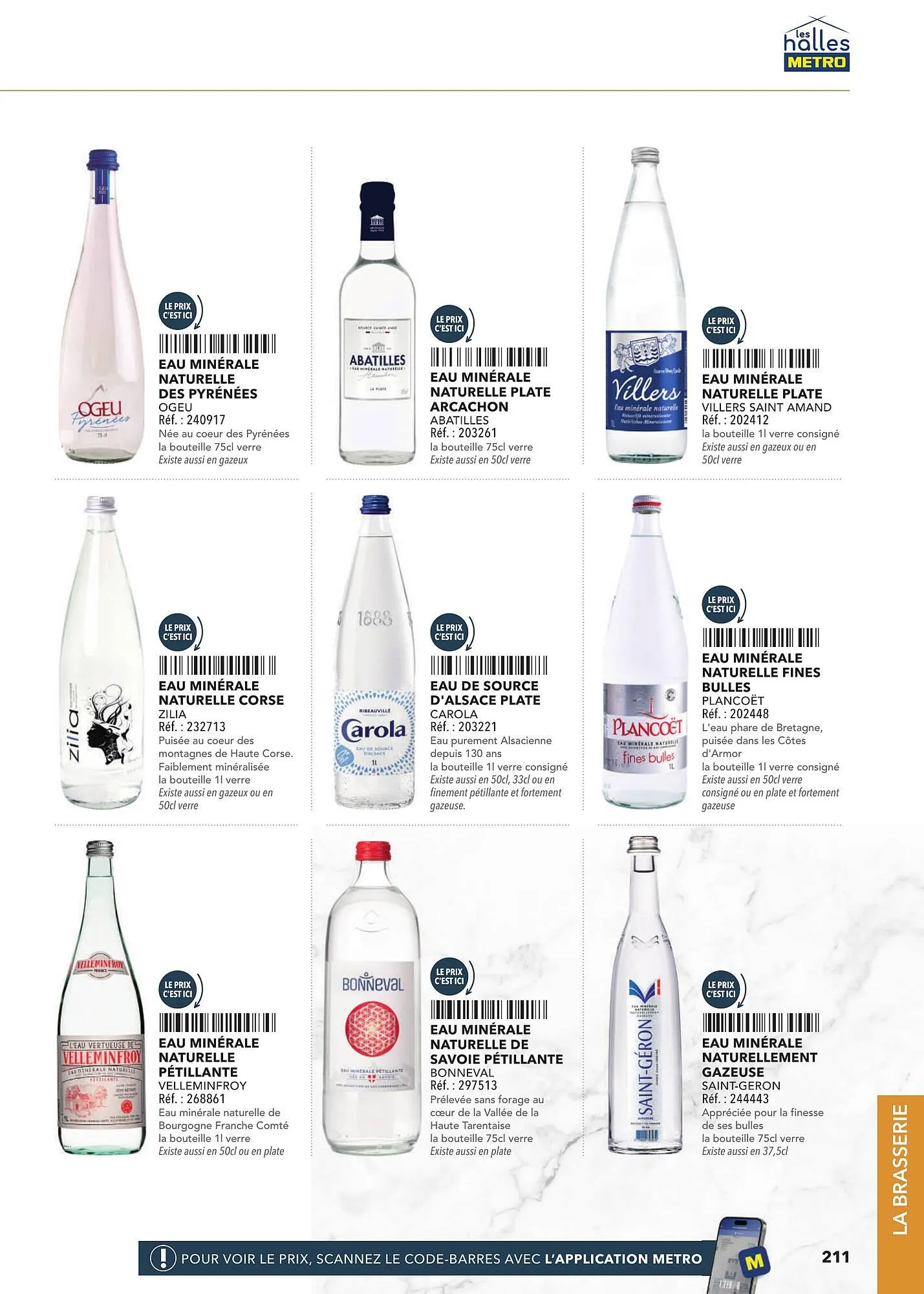 Catalogue METRO du 2 mars au 31 décembre 2025 - Catalogue page 211