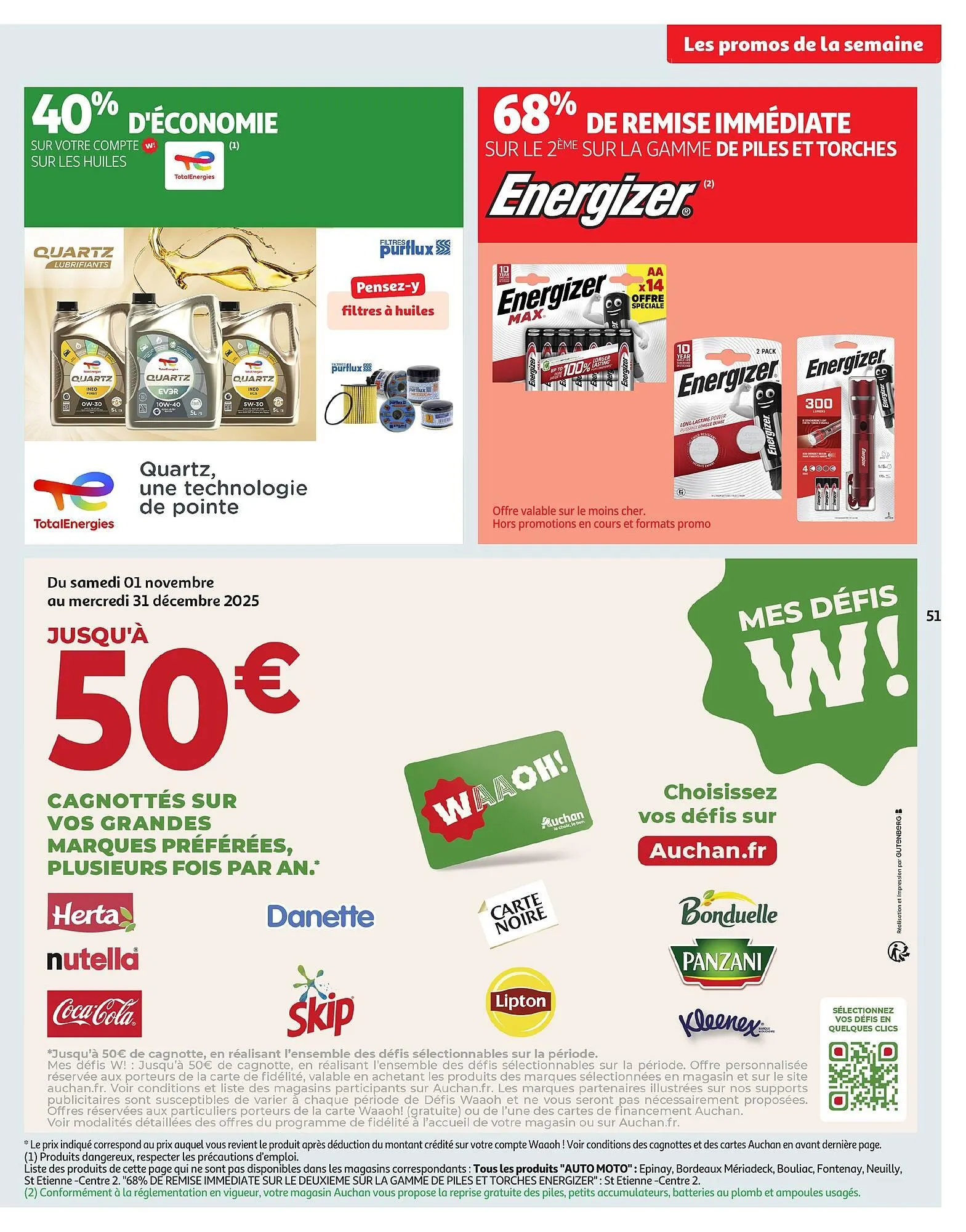Catalogue Auchan du 4 novembre au 16 novembre 2025 - Catalogue page 51