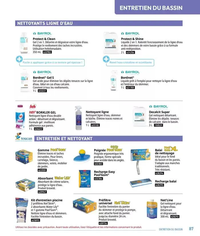 Les plaisir de l'eau Piscine,Spa,Arrosage du 10 mars au 31 décembre 2025 - Catalogue page 87