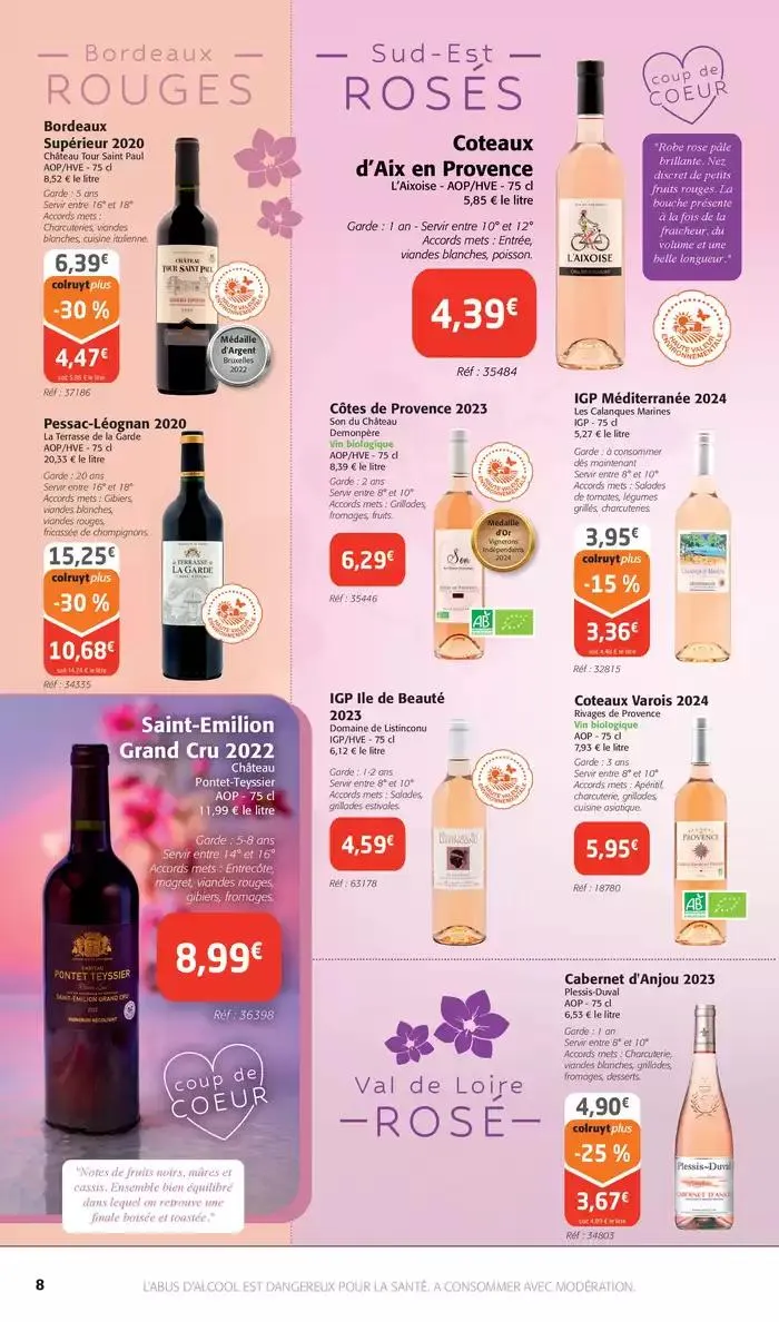 Foire aux vins de printemps du 7 avril au 20 avril 2025 - Catalogue page 8