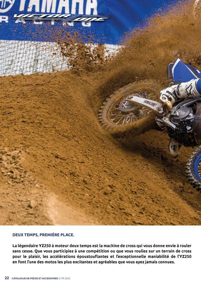 Catalogue Yamaha Motos - Accessoires GYTR Off Road du 23 septembre au 30 avril 2025 - Catalogue page 22