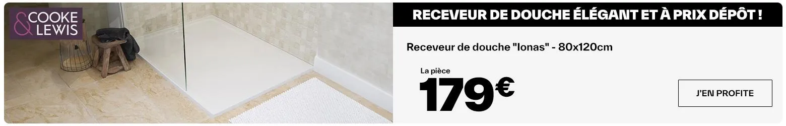 Porte de douche pivotante 80 cm verre dépoli