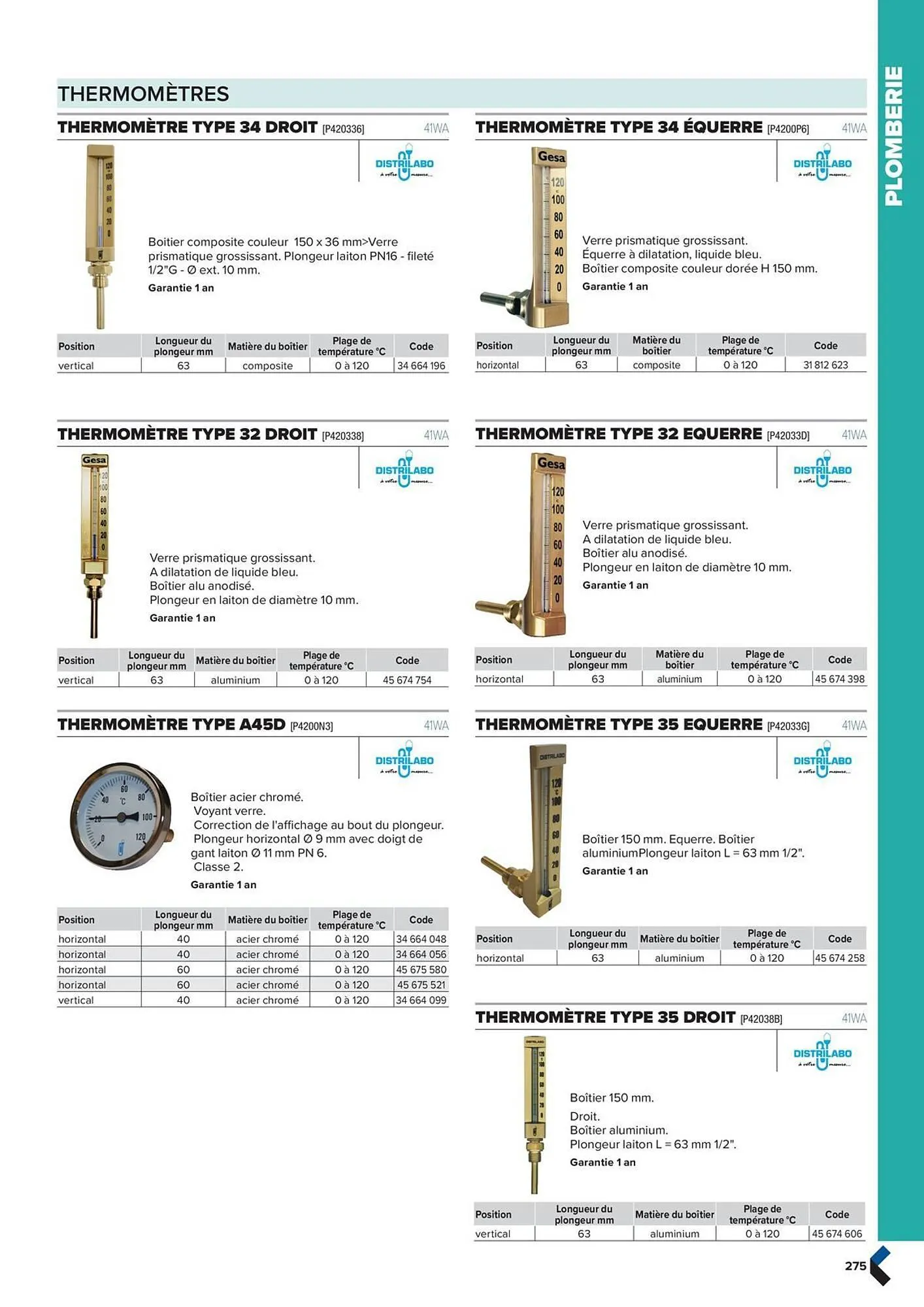 Catalogue Prolians du 2 octobre au 31 décembre 2025 - Catalogue page 275