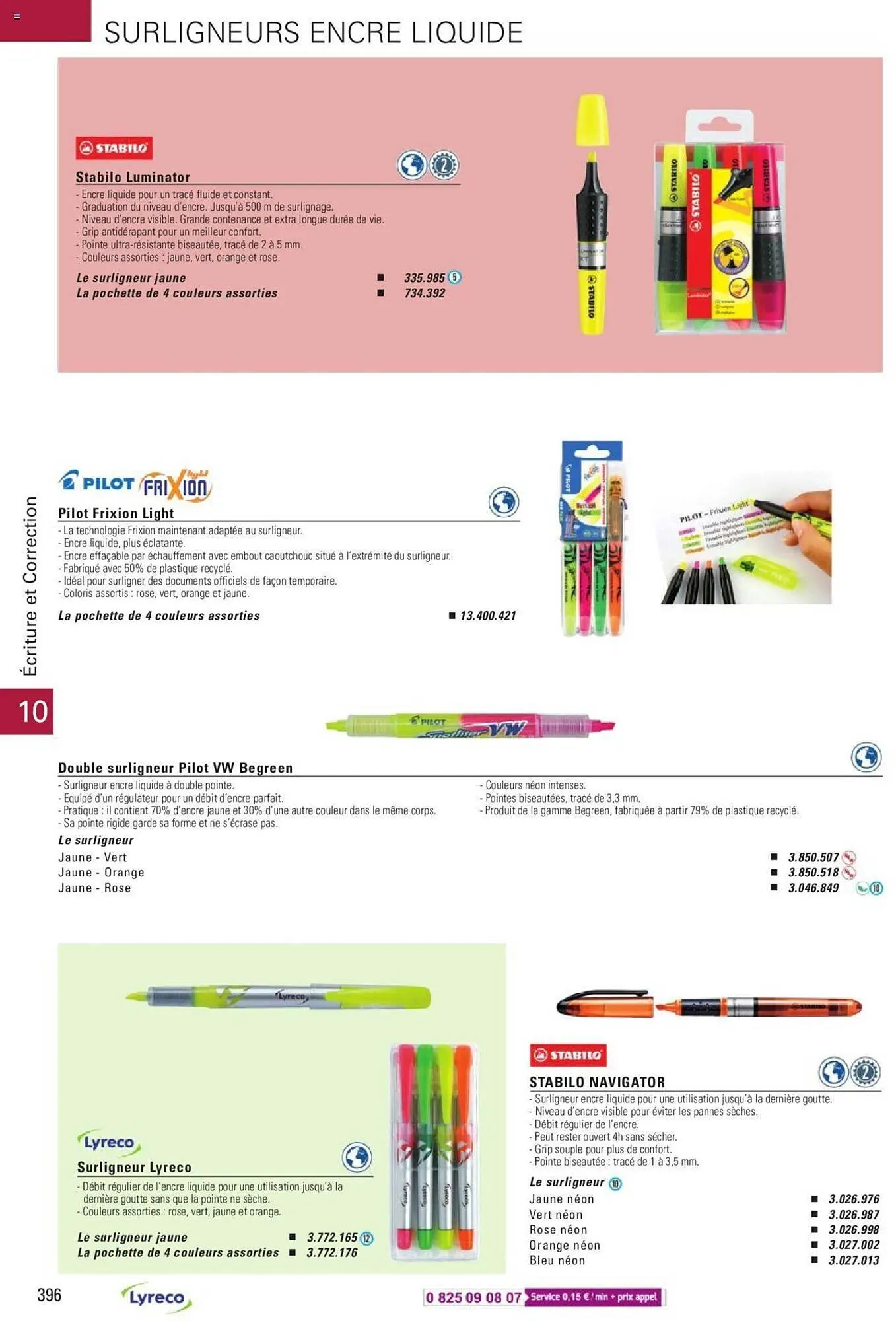 Catalogue Lyreco du 15 mai au 31 décembre 2023 - Catalogue page 396