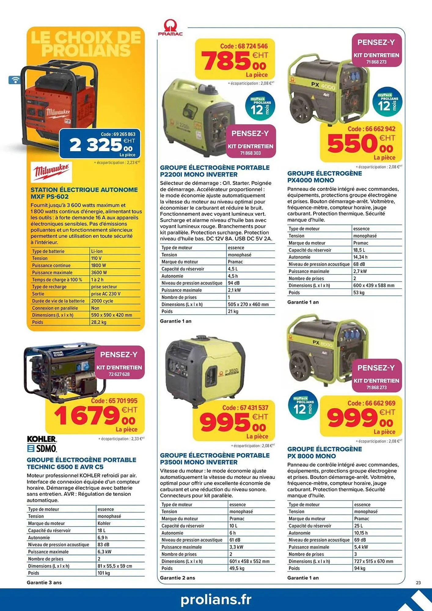 Catalogue Prolians du 16 octobre au 31 décembre 2025 - Catalogue page 23