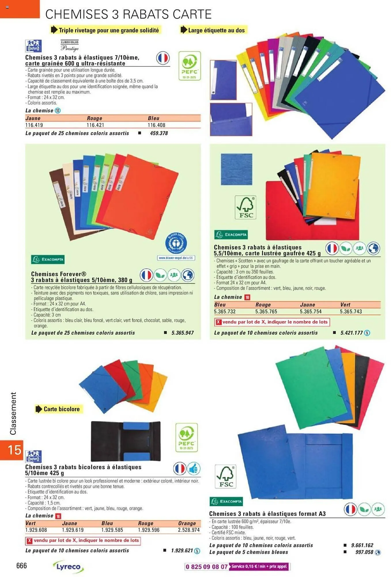 Catalogue Lyreco du 15 mai au 31 décembre 2023 - Catalogue page 666