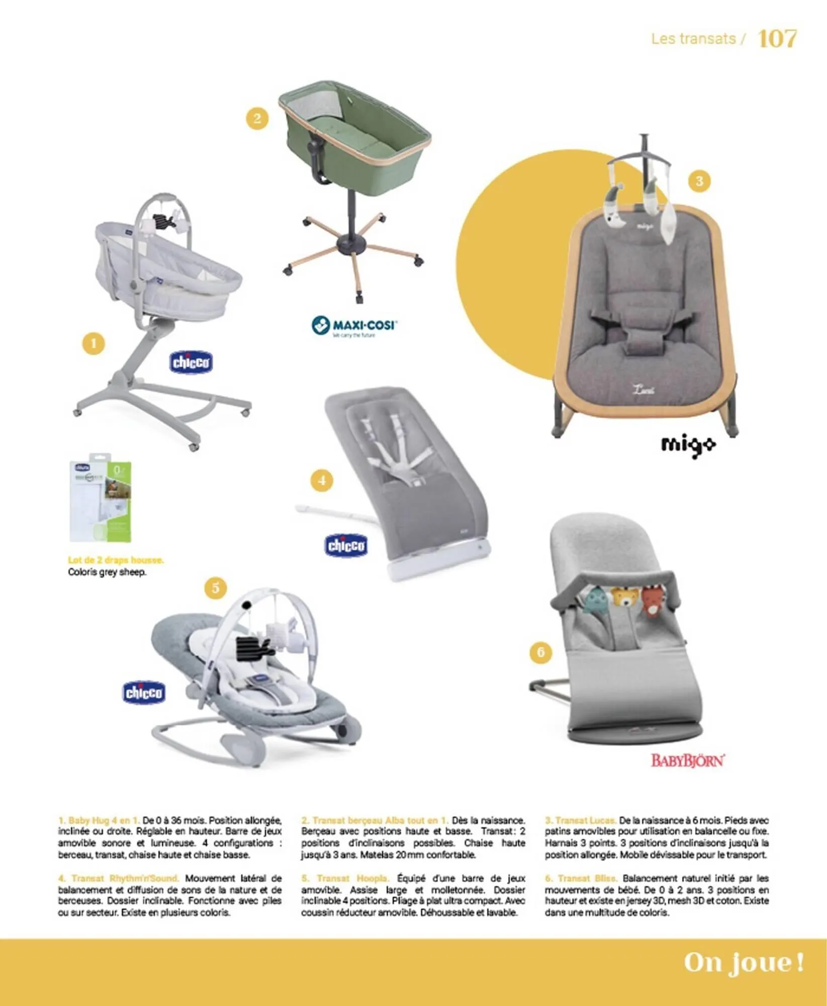 Catalogue autour de bébé du 31 mars au 31 janvier 2024 - Catalogue page 109