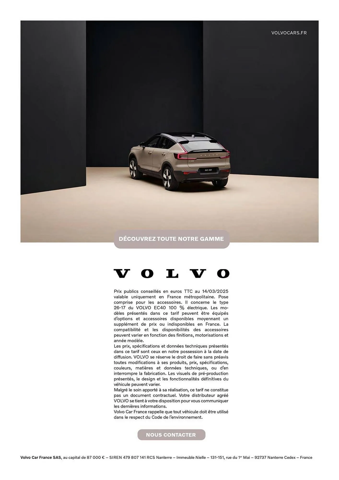 Catalogue VOLVO du 7 janvier au 31 janvier 2027 - Catalogue page 37