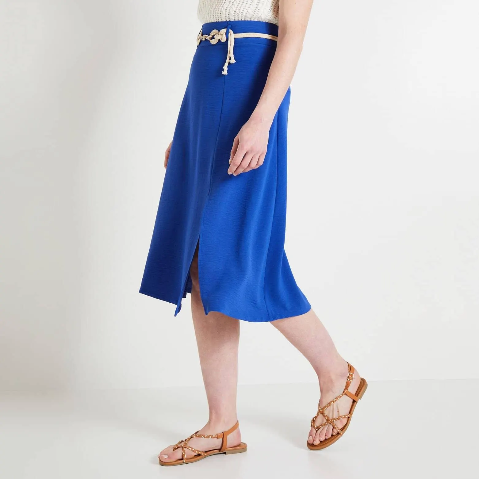 Jupe mi longue femme