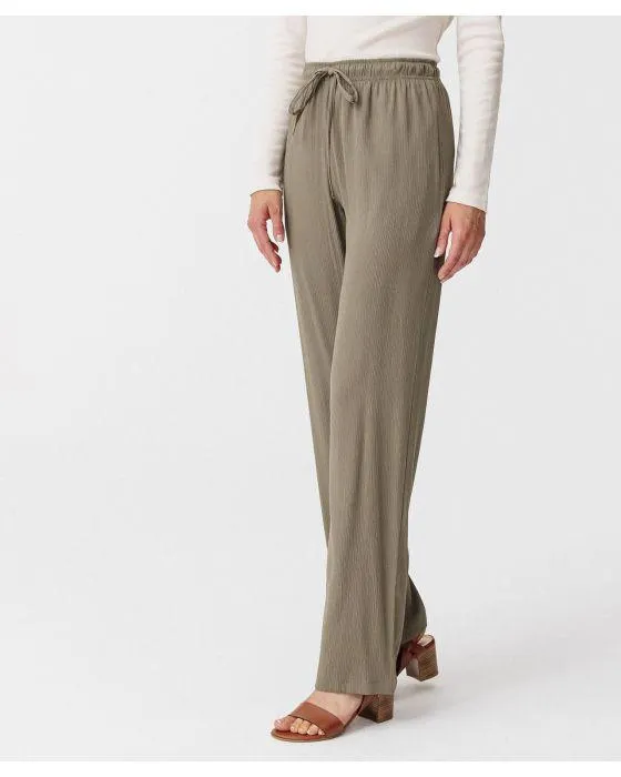 Pantalon fluide crépon