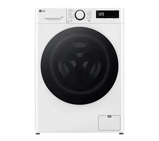 LG Lave-linge hublot F34R50WHS 13 kg Blanc