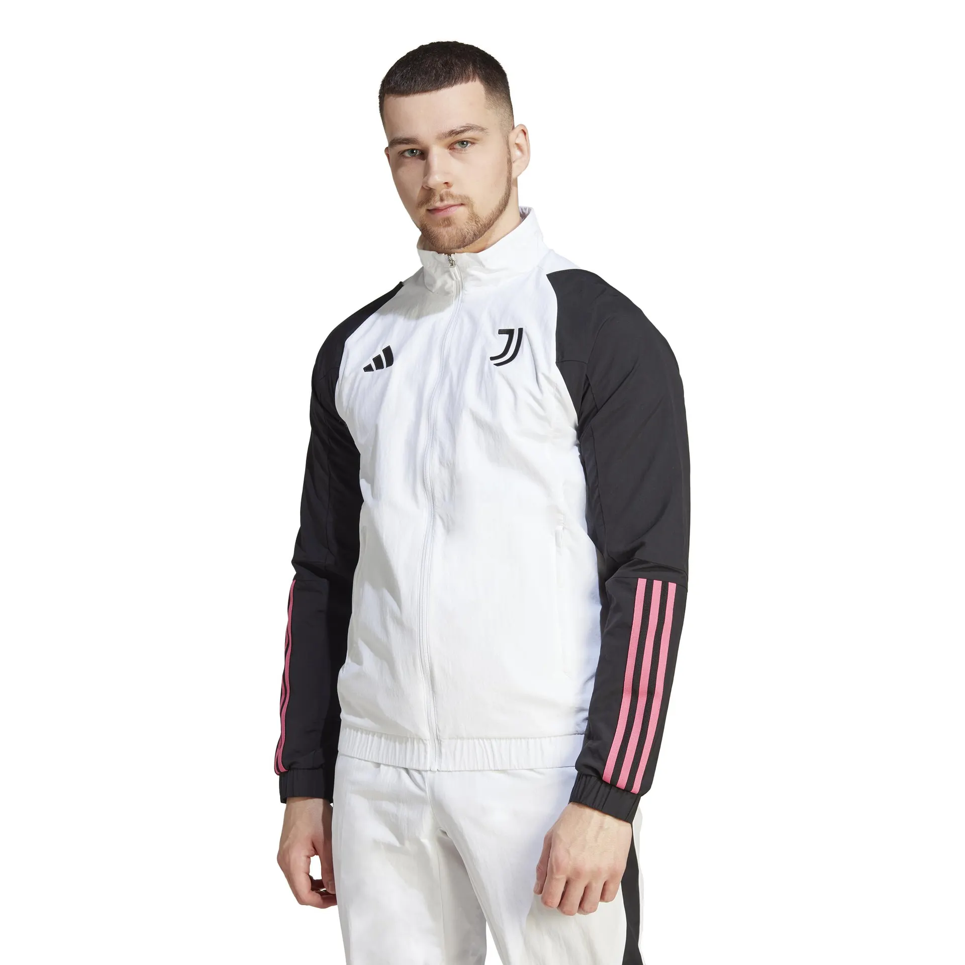 Veste de survêtement Juventus 2023/2024 - Blanc/Noir/Rose