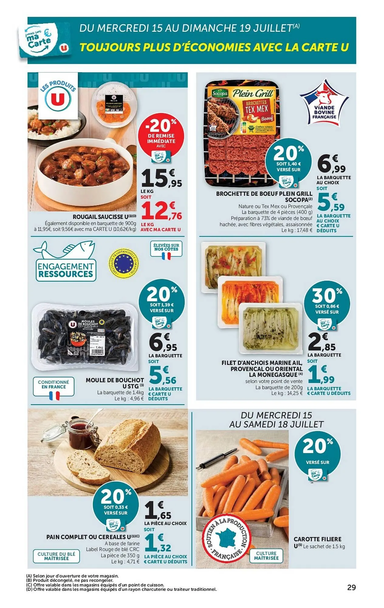 Catalogue Super U du 7 juillet au 9 août 2026 - Catalogue page 29