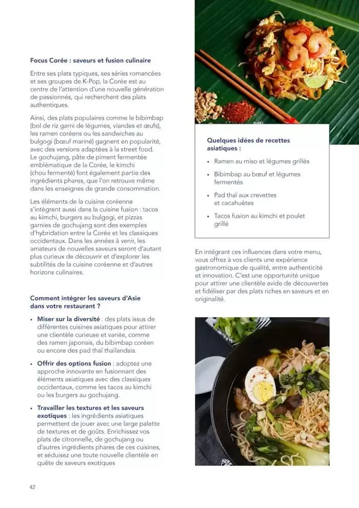 Metro Tendances Restauration 2025 du 3 février au 31 décembre 2025 - Catalogue page 42