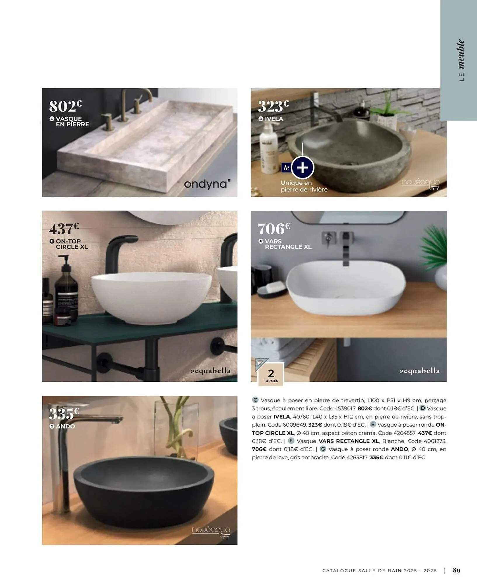 Catalogue Cedeo du 3 juin au 31 décembre 2025 - Catalogue page 89