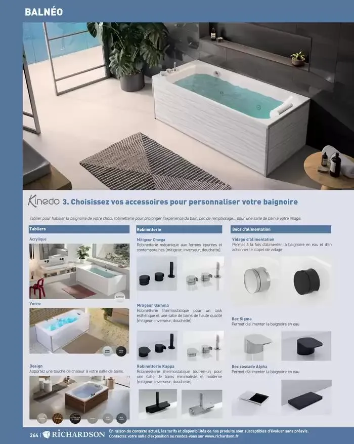 SALLE DE DE BAINS ET CARRELAGE 2025 du 11 avril au 31 décembre 2025 - Catalogue page 266