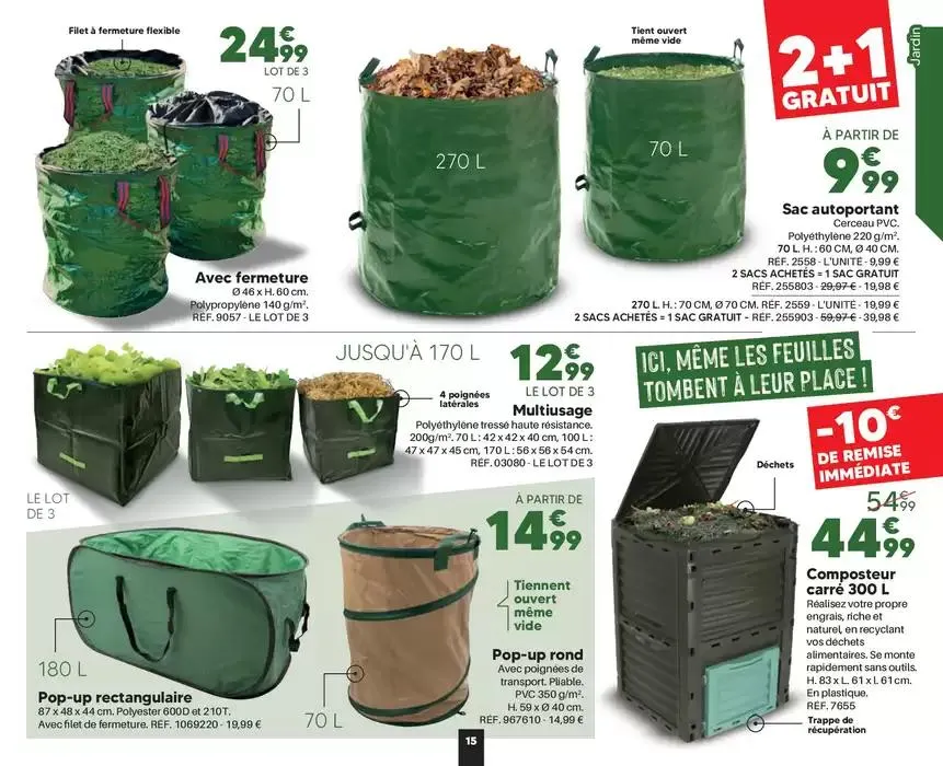 PRINTEMPS/ÉTÉ 2025 du 1 mars au 30 septembre 2025 - Catalogue page 15