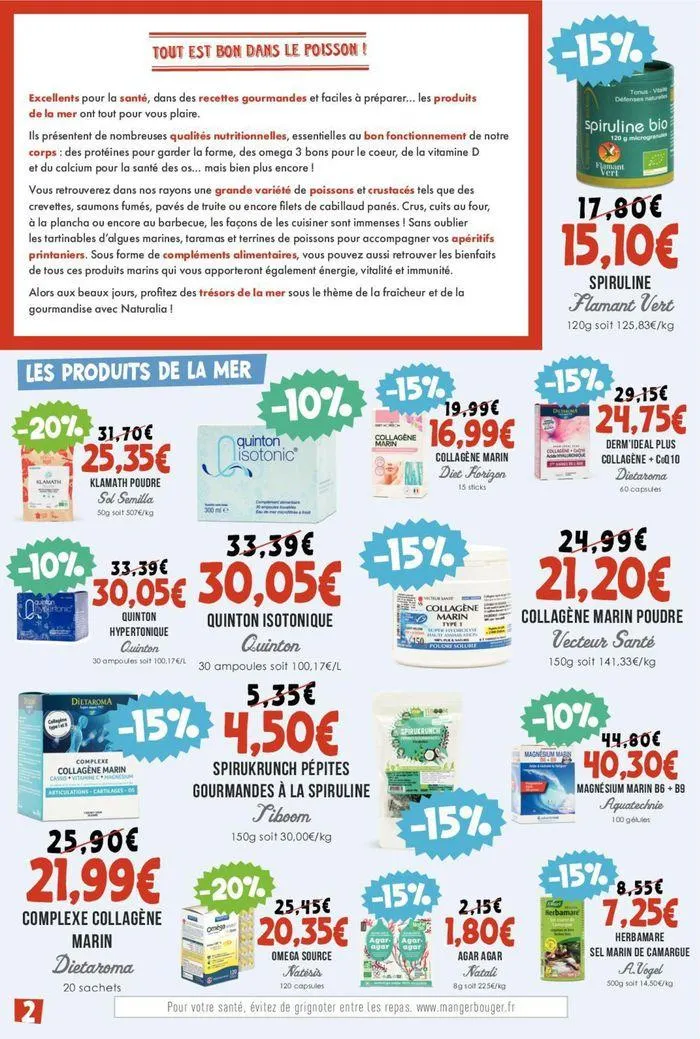 POUR VOTRE SANTÉ MANGEZ DE LA MER du 2 mai au 31 mai 2024 - Catalogue page 2