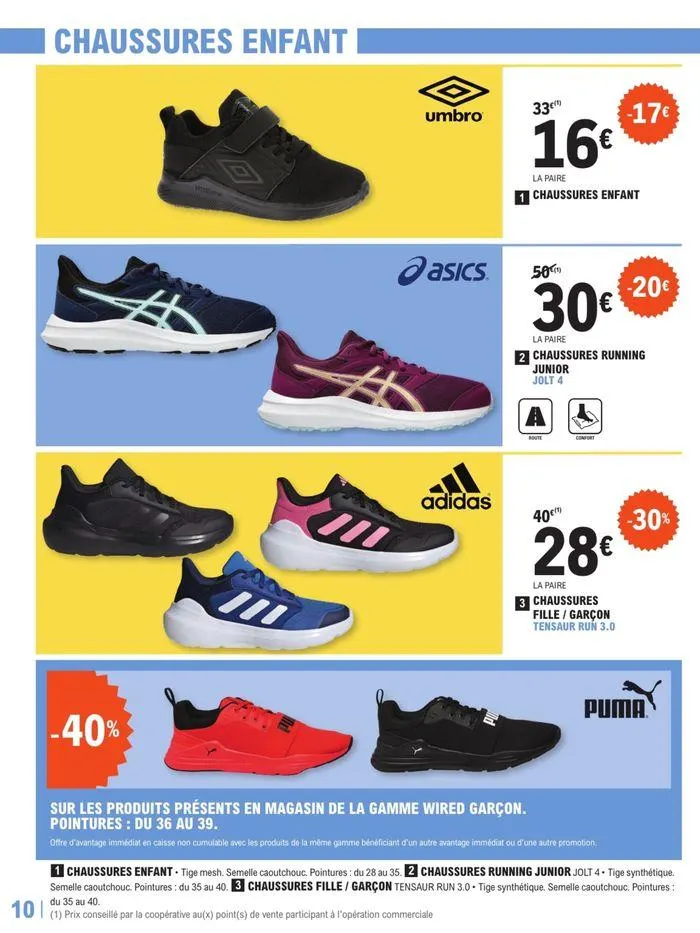 TOP DÉPART POUR LA RENTRÉE À PRIX E. LECLERC du 31 juillet au 7 septembre 2024 - Catalogue page 10