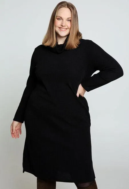 Robe-pull à col boule