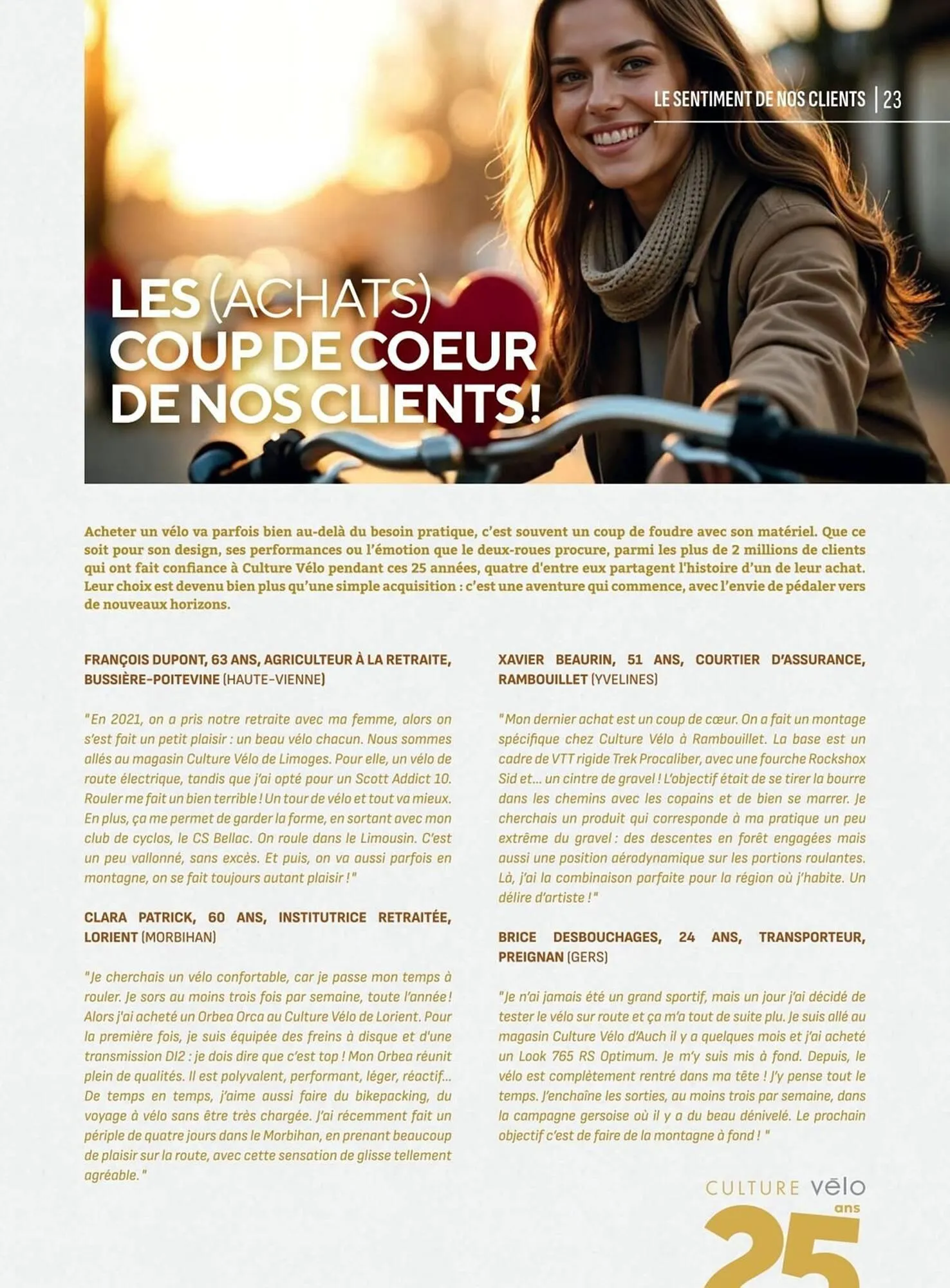 Catalogue Culture Vélo du 2 mai au 31 décembre 2025 - Catalogue page 23