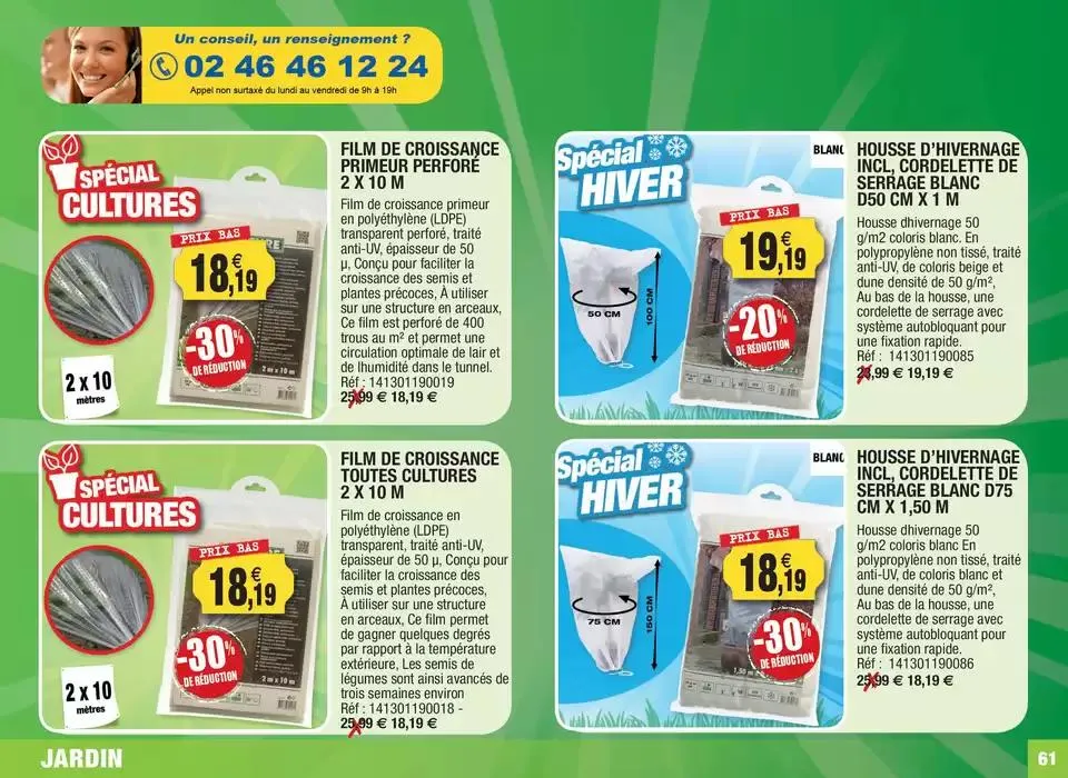 Arrivages de printemps du 6 février au 31 mai 2025 - Catalogue page 61