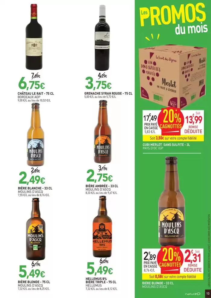 Votre fidélité récompensée sur une sélection de produits du 26 février au 23 mars 2025 - Catalogue page 13