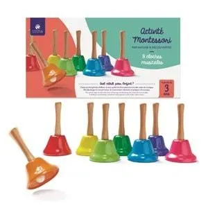 8 cloches musicales Activité Montessori
