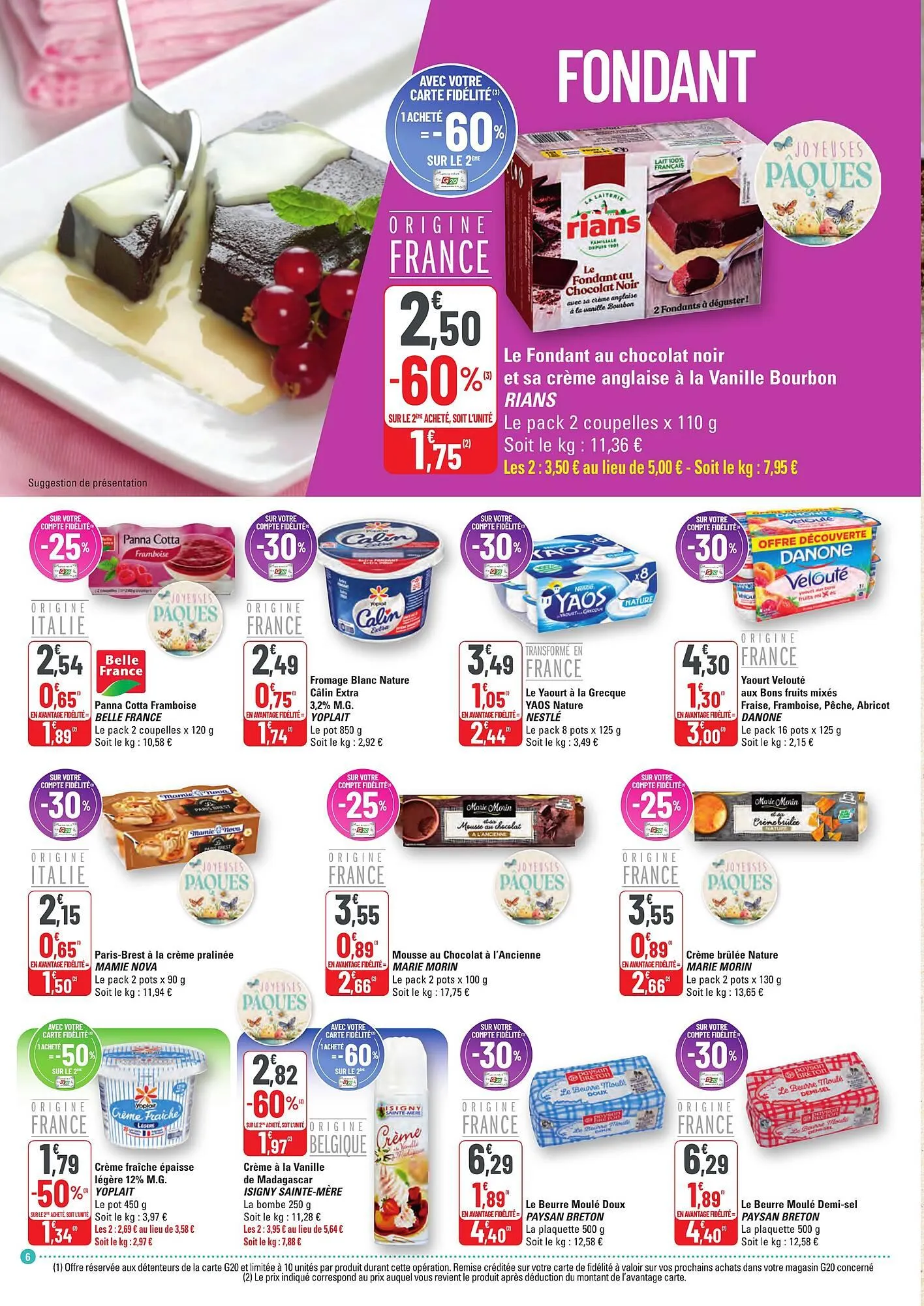 Catalogue G20 du 9 avril au 20 avril 2025 - Catalogue page 6