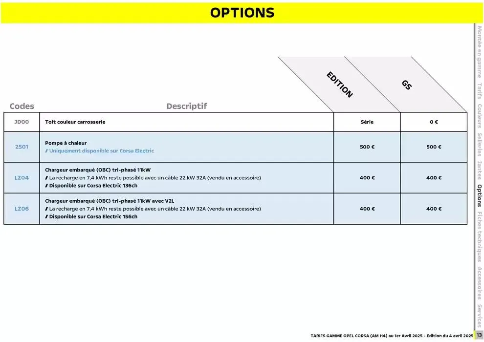 Opel Corsa du 8 avril au 8 avril 2026 - Catalogue page 12