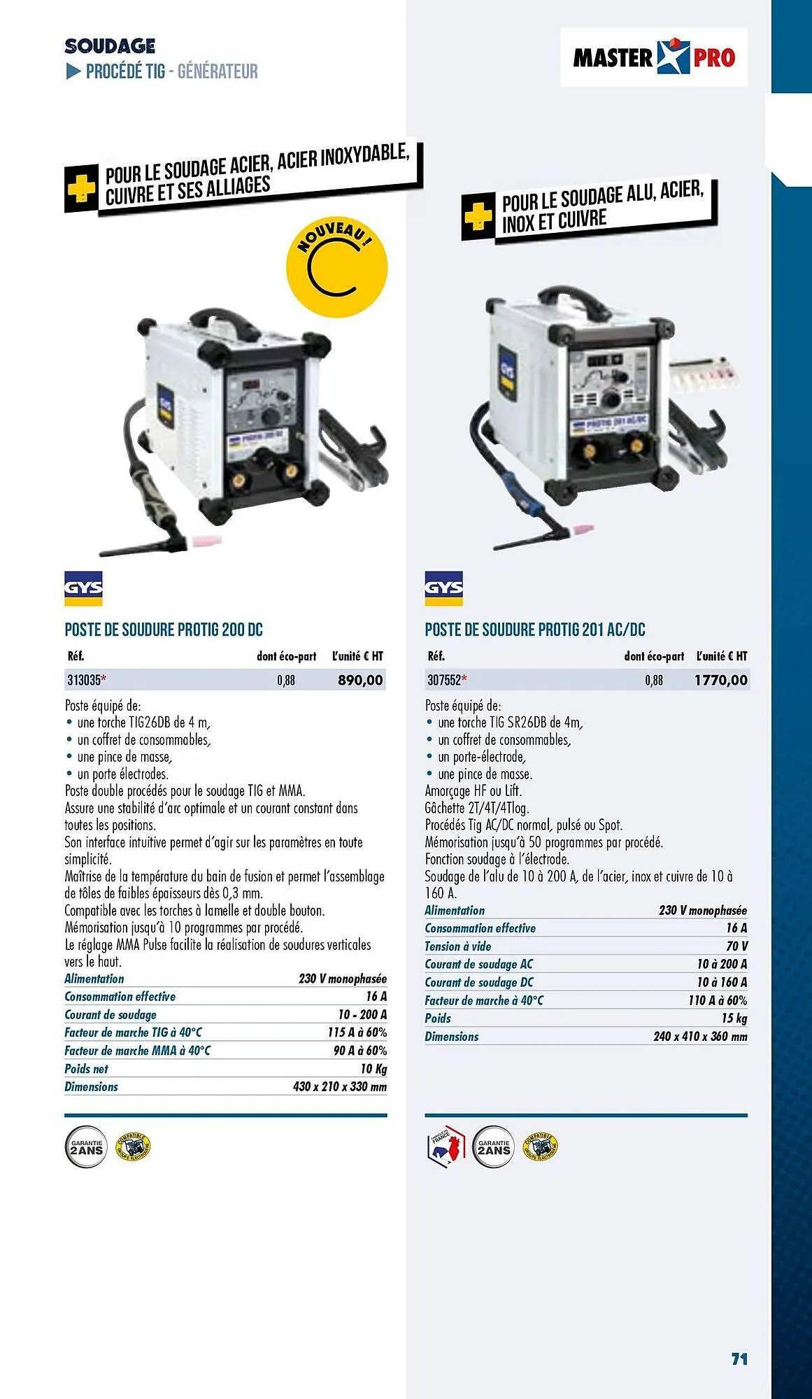 Catalogue Master Pro du 3 janvier au 31 décembre 2025 - Catalogue page 73