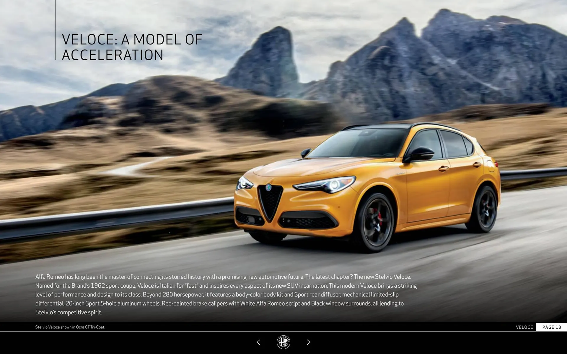 Catalogue Alfa Romeo du 18 mai au 31 décembre 2023 - Catalogue page 13