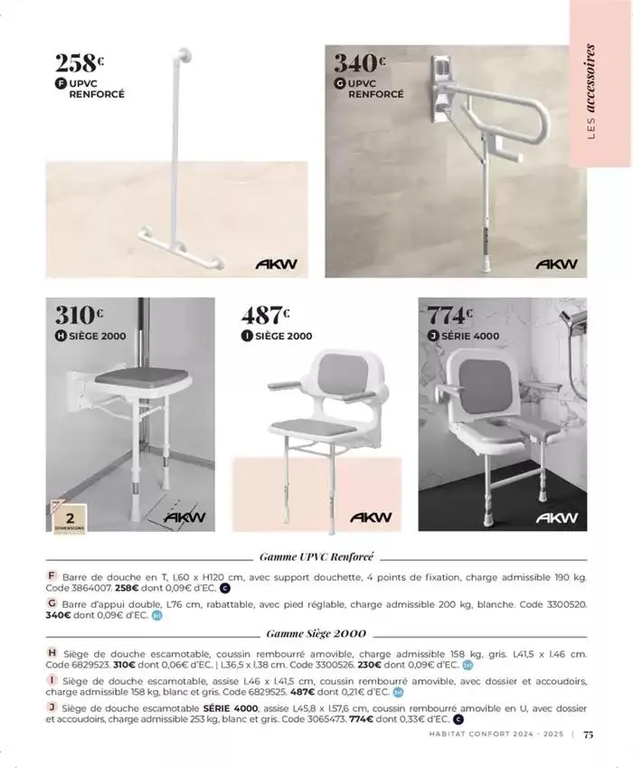 Cedeo Habitat confort du 1 octobre au 31 mai 2025 - Catalogue page 80