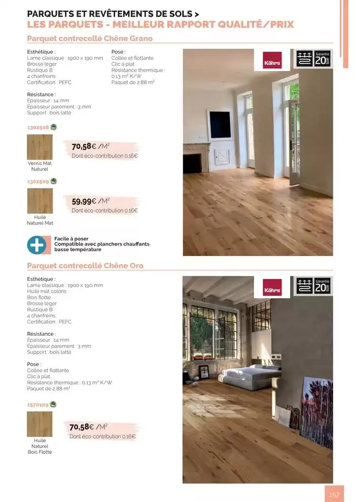 BOIS PANNEAUX 2025 2026 du 30 avril au 31 décembre 2026 - Catalogue page 157