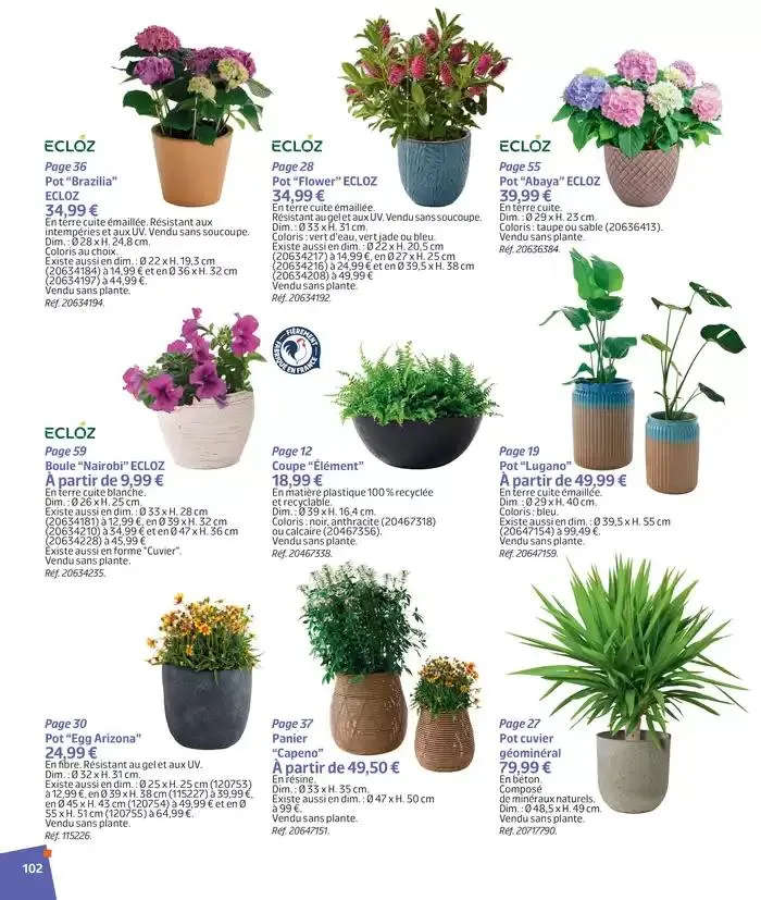 BARBEUC, SIESTE, PÉTANQUE PLACE À LA DÉTENTE du 27 février au 23 juin 2025 - Catalogue page 101