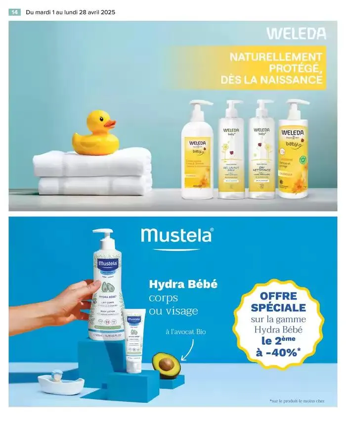 PARAPHARMACIE AVRIL du 1 avril au 28 avril 2025 - Catalogue page 14