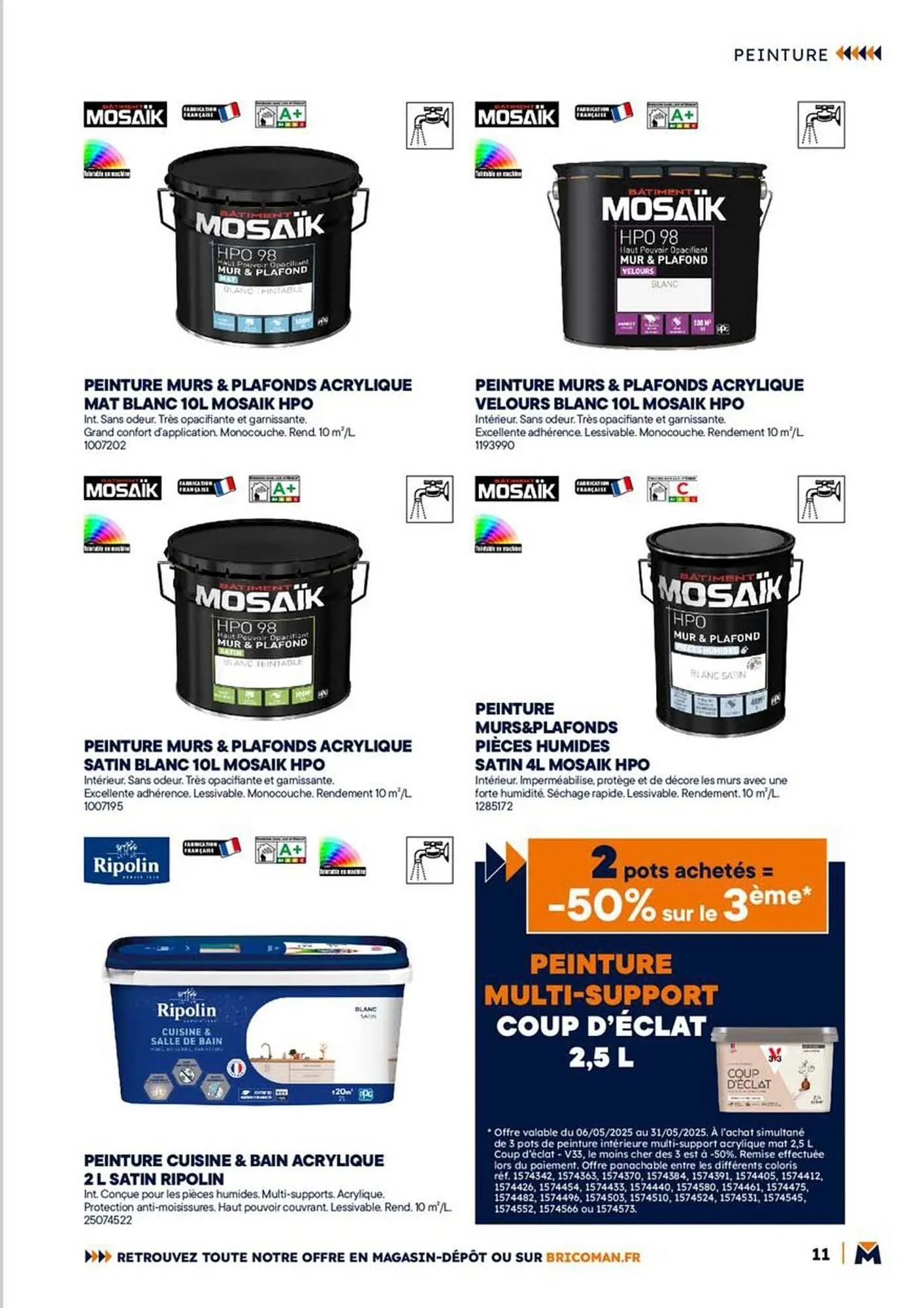 Catalogue Bricoman du 12 mai au 31 mai 2025 - Catalogue page 11
