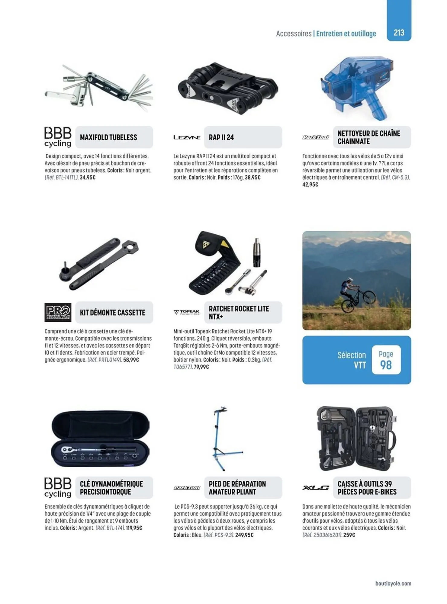 Catalogue Bouticycle du 27 janvier au 31 décembre 2026 - Catalogue page 213
