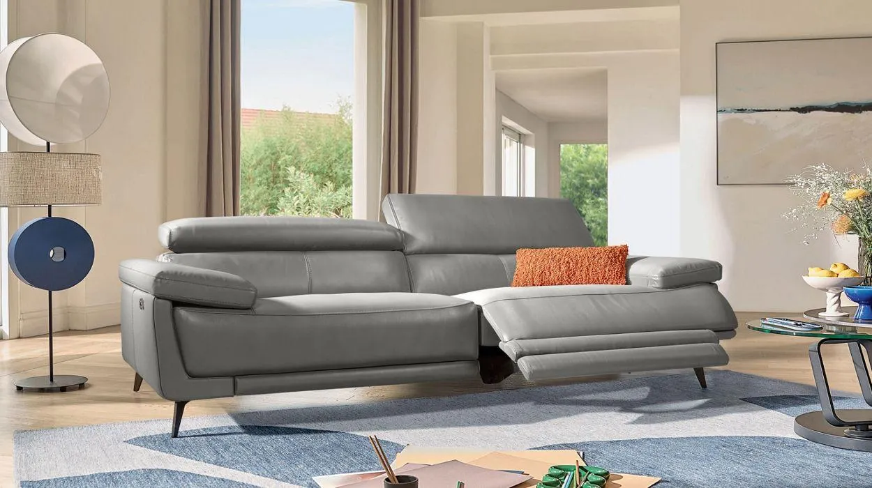 CAMARGUE Canapé 3 places relaxation électrique